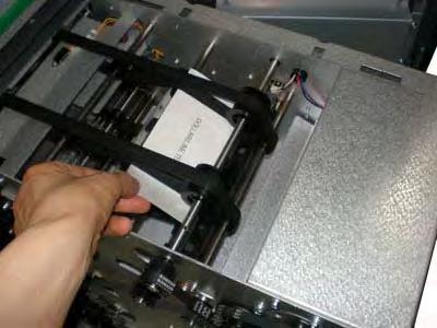 4) Remove the cash cassettes to check whether there is any jammed note inside of CDU body.