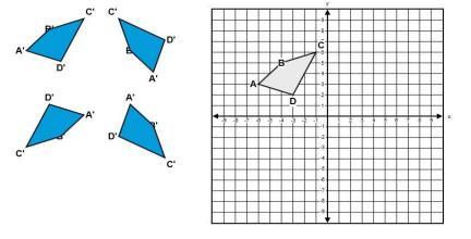 6. Quadrilateral ABCD is shown graphed in the xy- coordinate plane.