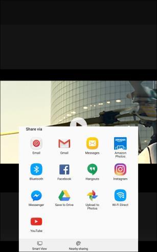 Share Videos on YouTube You can share your videos by uploading them to YouTube. Before you do this, you must create a YouTube account and sign in to that account on your tablet. 1.