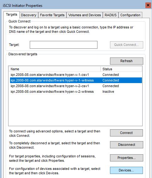 Multipath Configuration Configure the MPIO policy for each device, specifying localhost (127.0.0.1) as the active path.