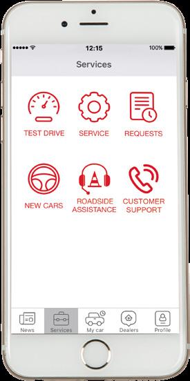 With the My Honda app you can connect to our Roadside Assistance Provider at the touch of a button