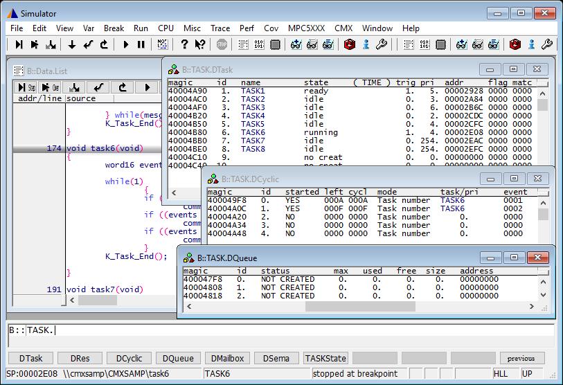 RTOS Debugger for CMX Version 06-Nov-2017 Overview The RTOS debugger for CMX contains special extensions to the TRACE32