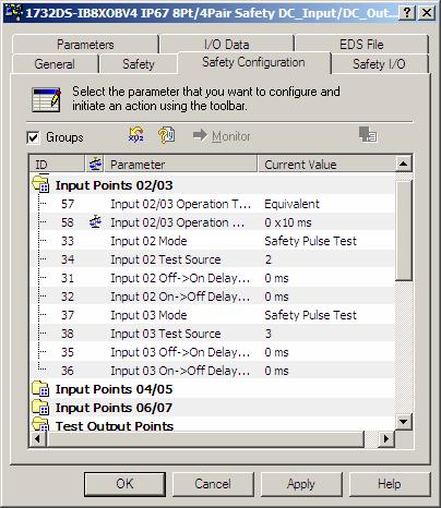 7 7. Set parameter 34 to Test Source 2. 8. Set parameter 38 to Test Source three. 9. In the same dialog, scroll down and double-click Test Output Points. 10.