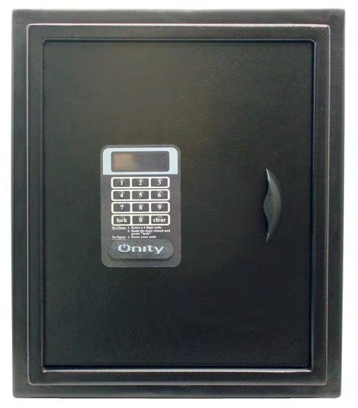 OS400 Wall Safe 416mm (16.38 inches) 346mm (13.62 inches) 80mm (3.15 inches) Volume: 11.