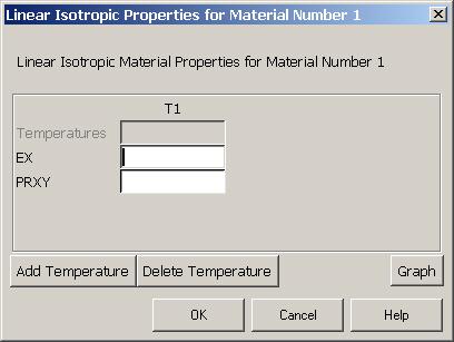 Example - Material Properties Preprocessor >