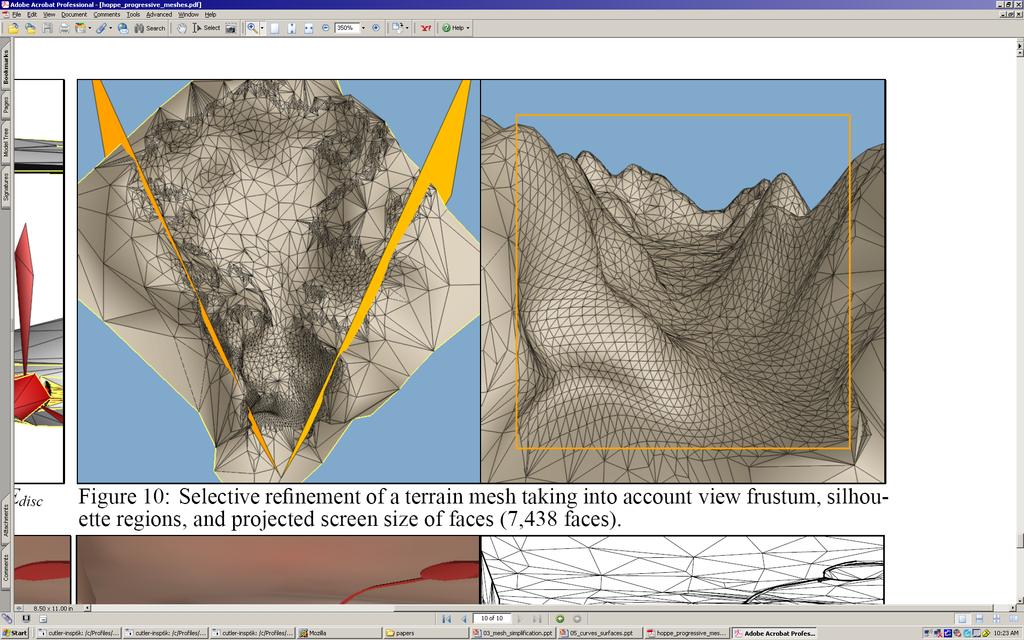 Limiaions of Polygonal Models Some Modeling Tools & Definiions Wha's a Spline?