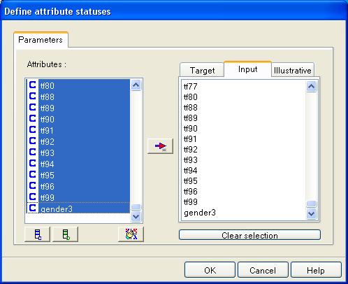 We do not use the EXSTATUS attribute here. We add the DEFINE STATUS component, using the toolbar shortcut, into the diagram.