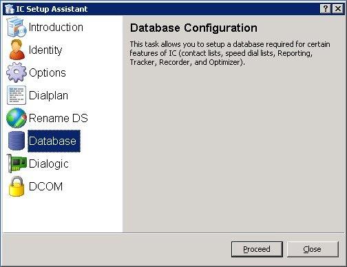 Run IC Setup Assistant to make database changes Interaction Migrator exports and imports the CIC Database Configuration settings if you selected the Data Sources component.