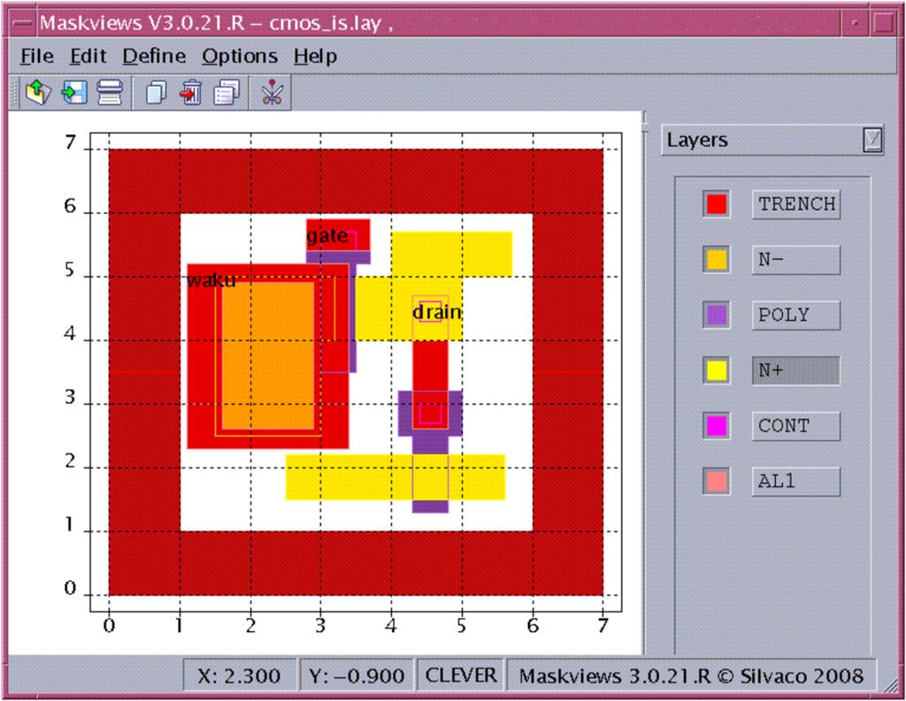 Image Sensor Simulation Input Files Layout GDSII or Silvaco