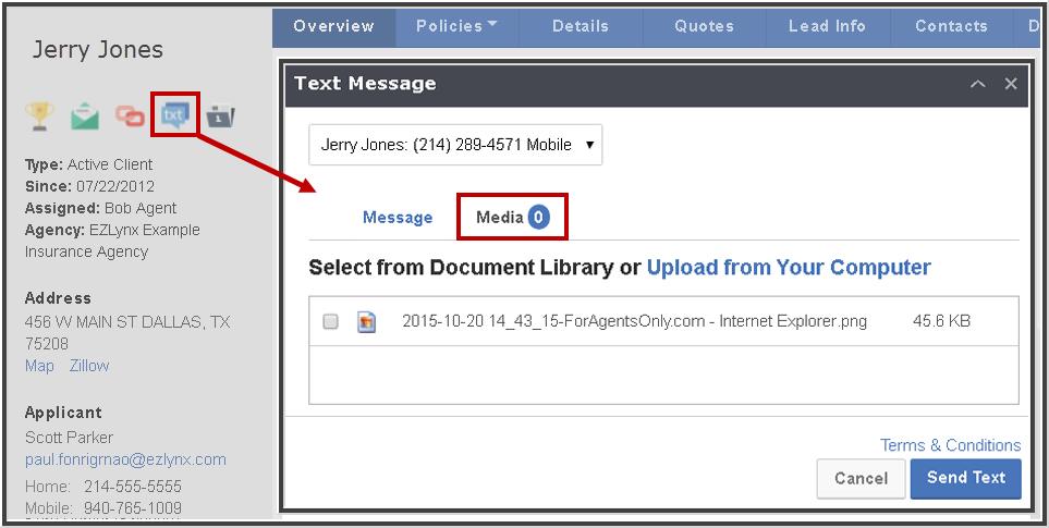 NEW USER SETUP TASK 7 Add a Mobile # for Text Reminders Every new user should complete this setup task before using Text Messaging.