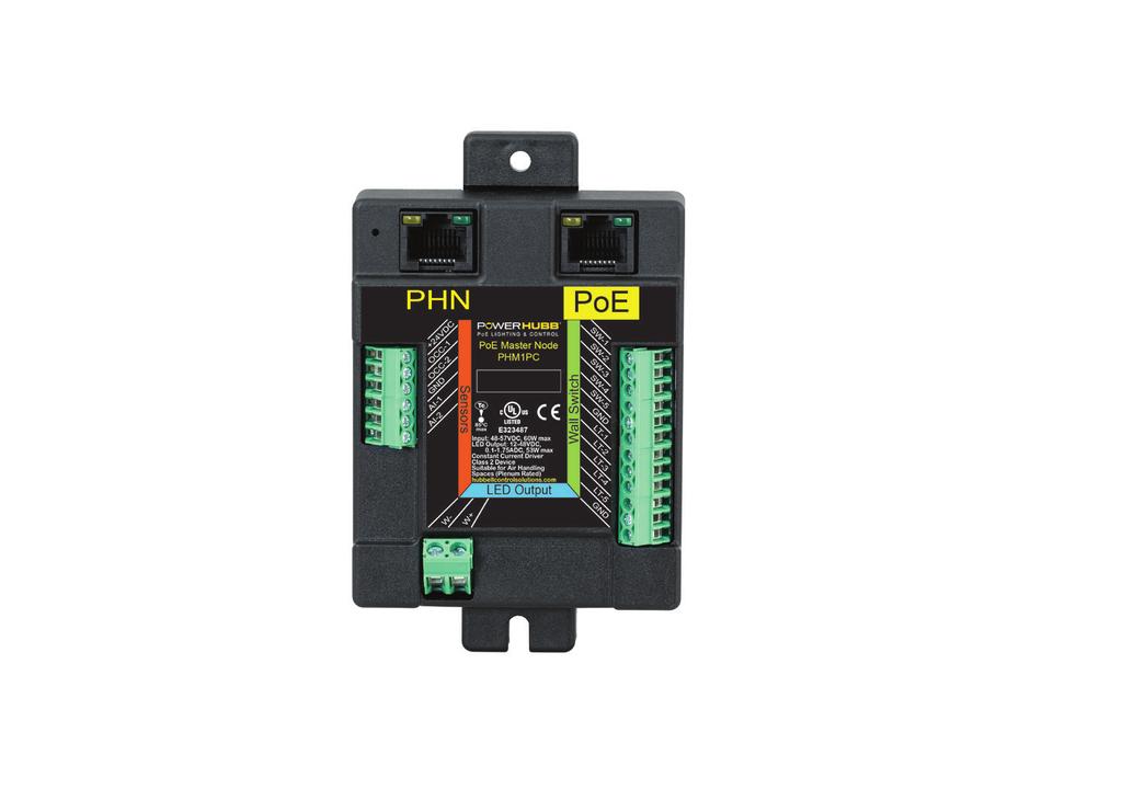 PHM Series PowerHUBB Node - Master/Control Project Name NETWORK Catalog No.