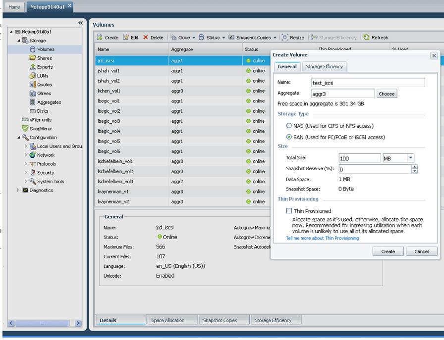 NetApp deployment About using NetApp SAN-connected storage with Replication Director 31 4 Create iscsi LUNs on the storage system.