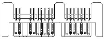 Serial ATA lash Drive AP-SAD18BQAxxxxS-XXHTL 1.6 Pin Assignments Table 1-3 describes the SAD signal segment, and Table1-4, its power segment.