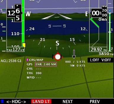 Note: Having synthetic vision changes the way the attitude indicator behaves; users will want to spend time flying with SVN in visual conditions before attempting to fly in IMC.