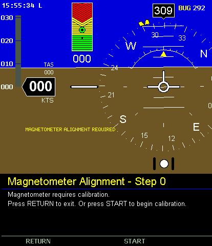 Magnetometer Alignment You will need to perform a Magnetometer alignment after the system has been installed or any time the aircraft has had any major changes that could affect the magnetometer.