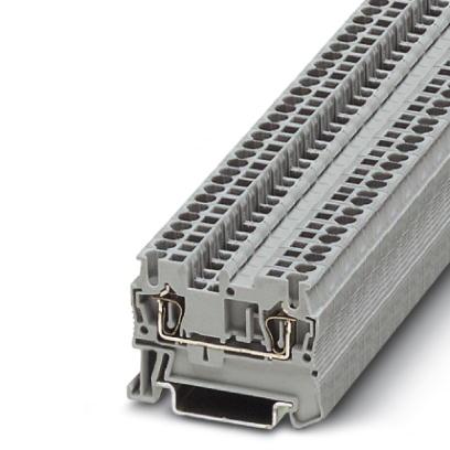 Extract from the online catalog ST 2,5 Order No.: 3031212 Feed-through modular terminal block, Type of connection: Springcage connection, Spring-cage connection, Cross section: 0.