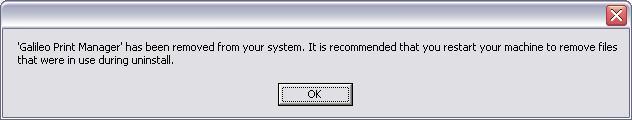 In the Add/Remove Programs Properties dialog box, click OK to close the