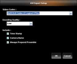 The Export Recorded Audio checkbox is selected by default. If audio is present on the clip, it will be included in the export. 8.