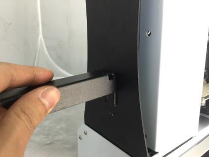 SETUP Warning! Take care not to remove or damage the yellow tape on the build platform. This tape is essential to ensure the 3D model properly adheres to the build platform during printing.