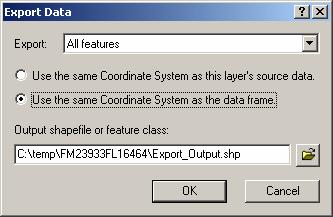 to a shapefile and added as a shapefile before interpolating into a contour map.) 7. Right-click on the Event Layer name in the table of contents and choose Data and then select Export Data. a. In the Export Data window: b.