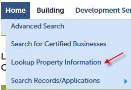 Searching for a Property Whether you re logged in as a registered user, or not, you can search for information about Leon