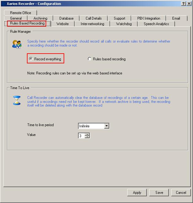 6.4. Configure Recording Rules Click on the Rules Based