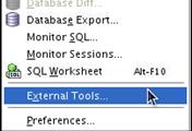 From the Tools menu, select External Tools. 2.