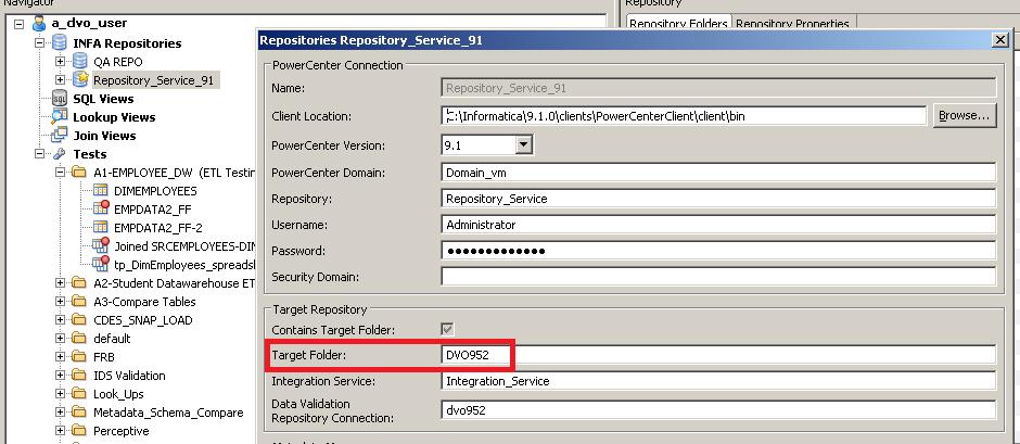 You cannot validate an expression that uses a user-defined function. The Data Validation Client cannot validate user-defined functions that are defined in the PowerCenter repository.