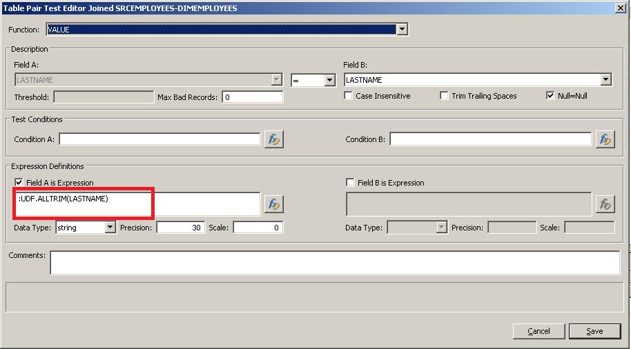 In Data Validation Option, go to the location where you want to use the user-defined function.