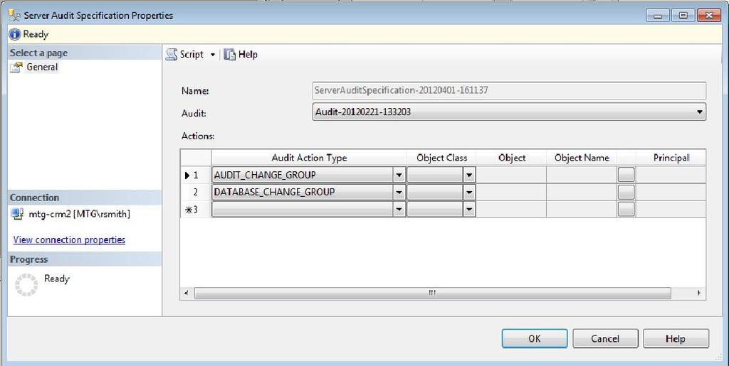 SQL Server Added in SQL 2008 SQL Server Audit allows you to track administrator, application and user level activity across all types of objects and operations.