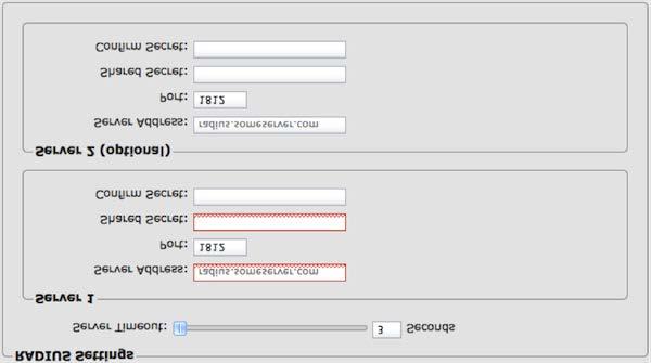 Authentication Service Choose from: ASCII / Login PAP CHAP Server Address This can be either an IP address in the form of "1.2.3.4", or a DNS name in form of "host.