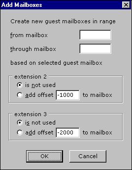This time, choose Paste from the menu. 3. In the window that appears, enter the mailbox s extension number and press Enter. The new mailbox is added.