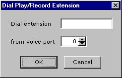 By default, the last voice port is used to dial out, but you can enter a new Voice port number or change it by