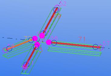 4. Click Analysis --> Merge Selected Nodes or. 5. If you are merging nodes on analysis parts that have Keep axis position set to Yes, Tekla Structures prompts you to change it to No.