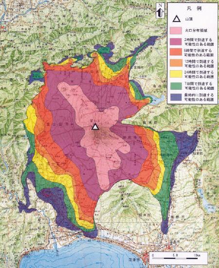 Hazard Map for natural disaster Example