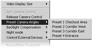 Using the Camera Control Panel Pan/Tilt controls. Click to nudge or click and hold for continuous movement. Click and drag range finder or click away from it to reposition.