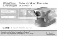 Pre-recorded video from Storage Server Live video from Camera Servers 3 Configure