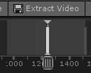 Using the Timeline Extracting video to save to another location A portion of video can be saved to another location if required. Files are automatically saved as QuickTime.