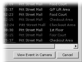 Viewing and Searching Events Step 4: Select a type of Event Select a type of Event from the drop-down list.