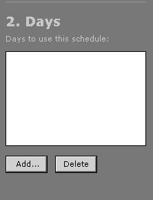 Configure Special Day Recording Add a Day The Select Date calendar allows you to select a day that can be used for the schedule type.
