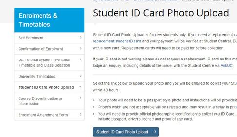 ID CARD To order an ID card, submit your photo online You will be able to upload your own photo, and submit it for approval.