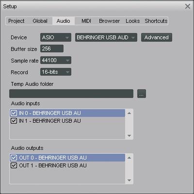 Check your MIDI hardware under MIDI inputs and MIDI outputs. Remember to connect and activate both inputs and outputs for devices which rely on a MIDI data loop to work properly (e.g.