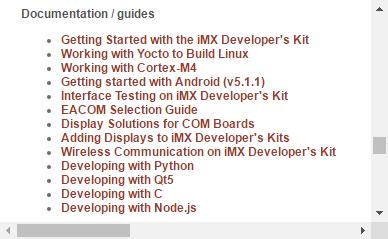 Easy imx Developer s Kits