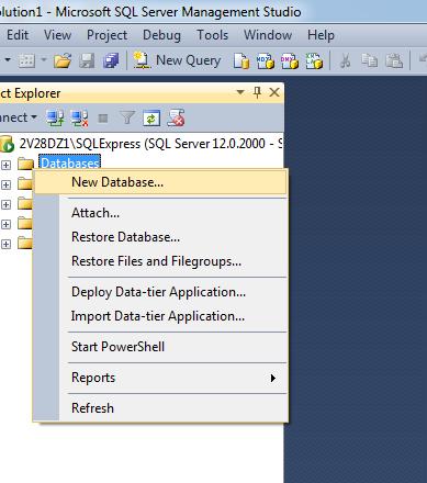 Step 3: Create an Empty IQS Database and User Account in SQL Server 1. Create an empty IQS database and IQS user account in SQL Server.