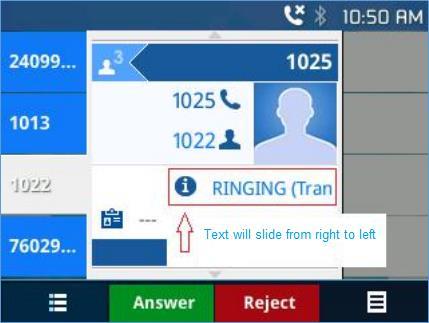 Answering Phone Calls Receiving Calls Single incoming call. Phone rings with selected ring tone. The corresponding LINE key will flash in red.