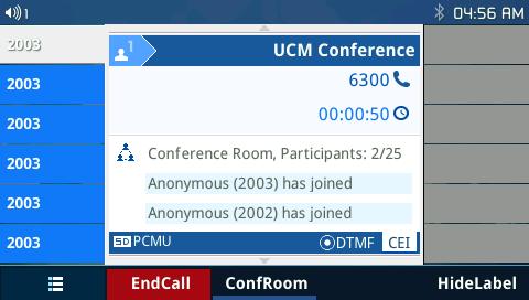 Conference Room with User Invite Enabled If Enable User Invite is checked for a conference room, ALL users will have the ability to invite