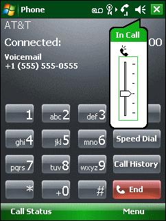 Move the slider up or down to adjust the volume. NOTE Adjust the conversation phone volume during a call. Adjusting the volume while not in a call affects the ring and notification sound levels.