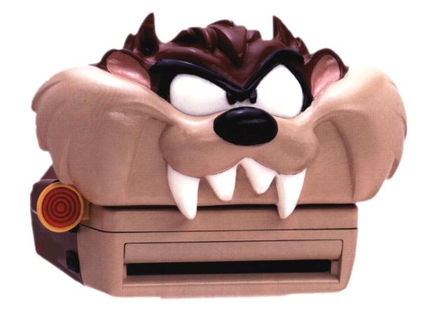 Taz Instant Camera The Taz Camera is an easy-to-use, instant camera molded in the shape of the popular cartoon character, the Tasmanian Devil.