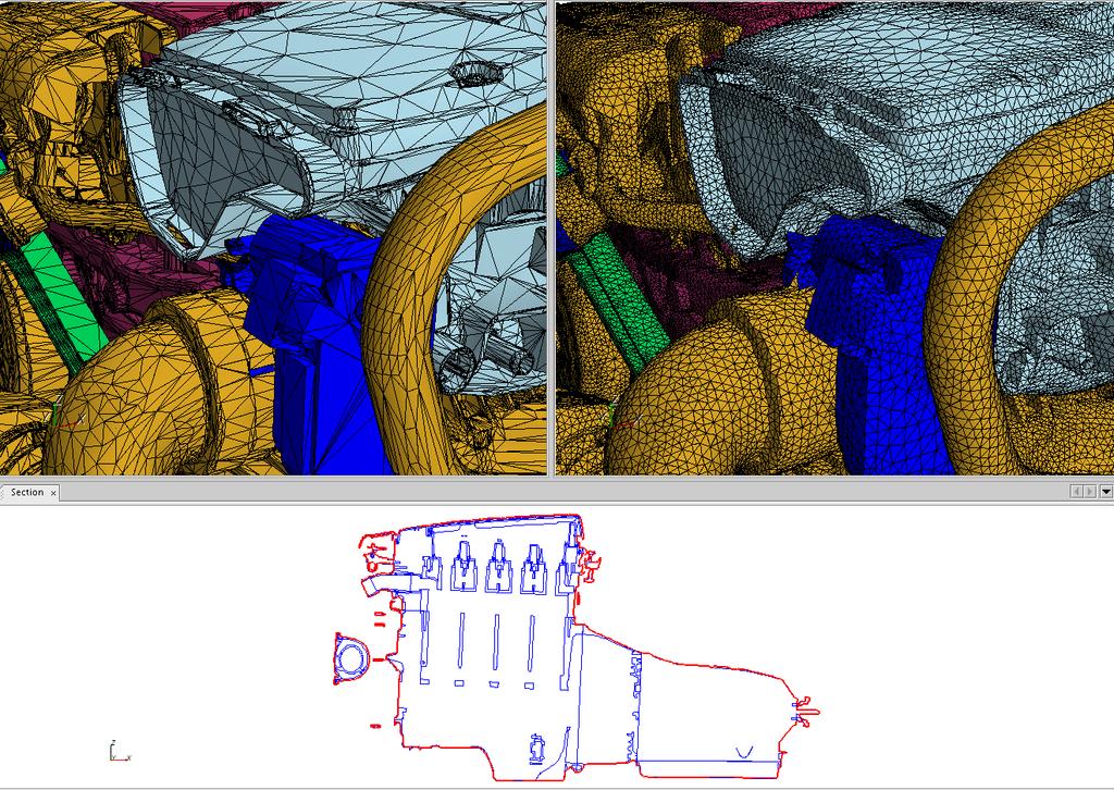 Volume Meshing Surface Mesh Quality of CAD determines path to closed, manifold, non intersecting surface The surface