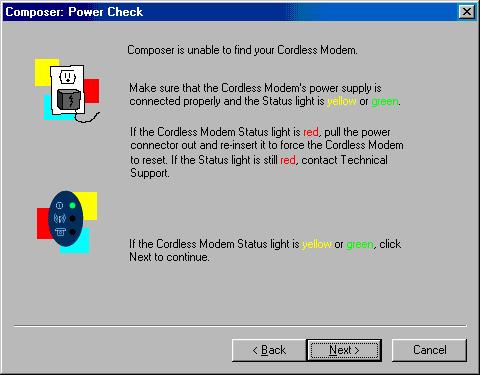 1b. If you have previously configured other cordless computers on the network, confirm that you are using the correct Security Code. 1c.